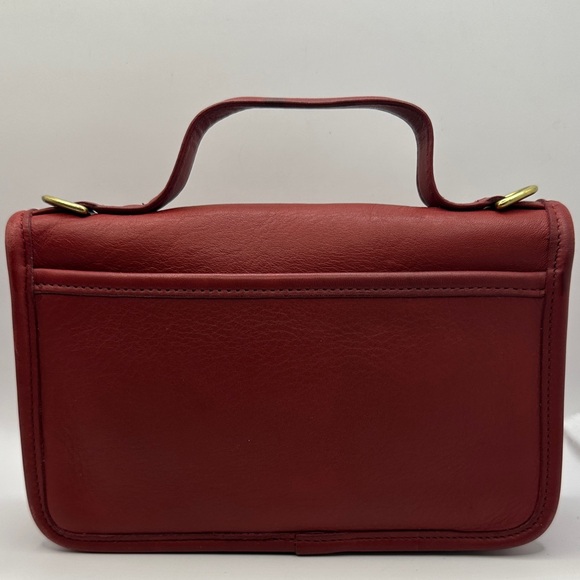 Coach Casino Leather Crossbody Bag, Red 9924 - Picture 4 of 12